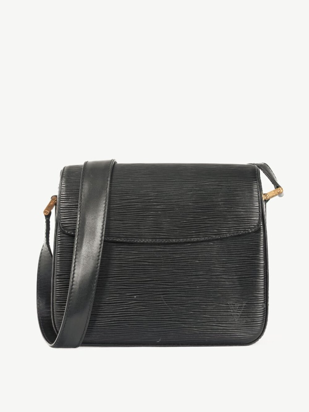 Louis Vuitton Buci Black Epi Leather Shoulder Bag